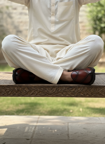 Narozi hand Made Peshwari Chappal