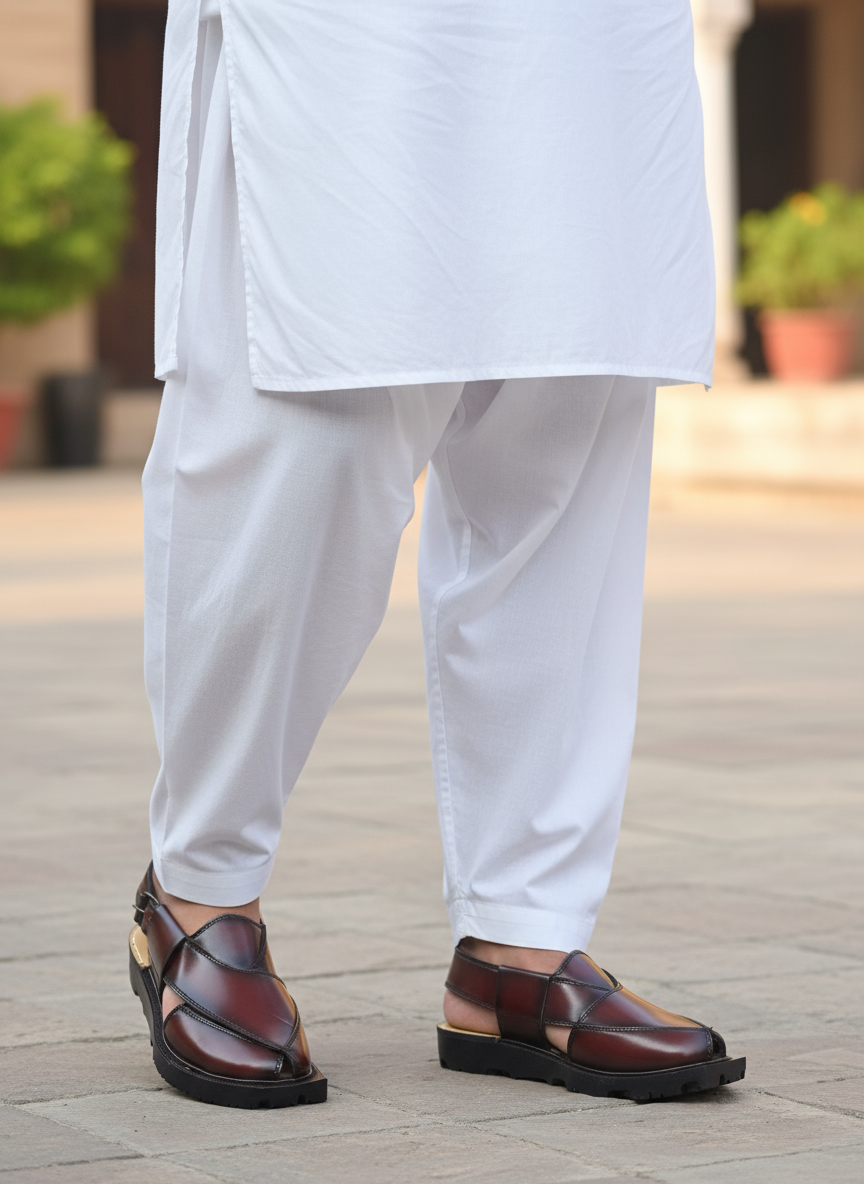 Narozi hand Made Peshwari Chappal