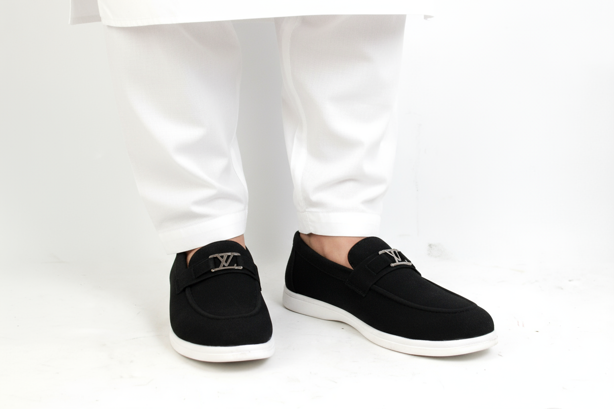 Stylish Loafers Hand Made Swat Lather