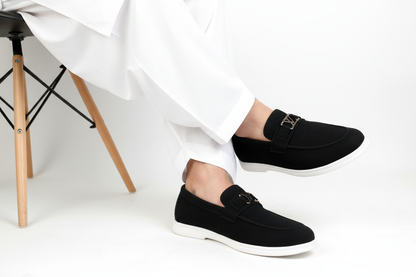 Stylish Loafers Hand Made Swat Lather